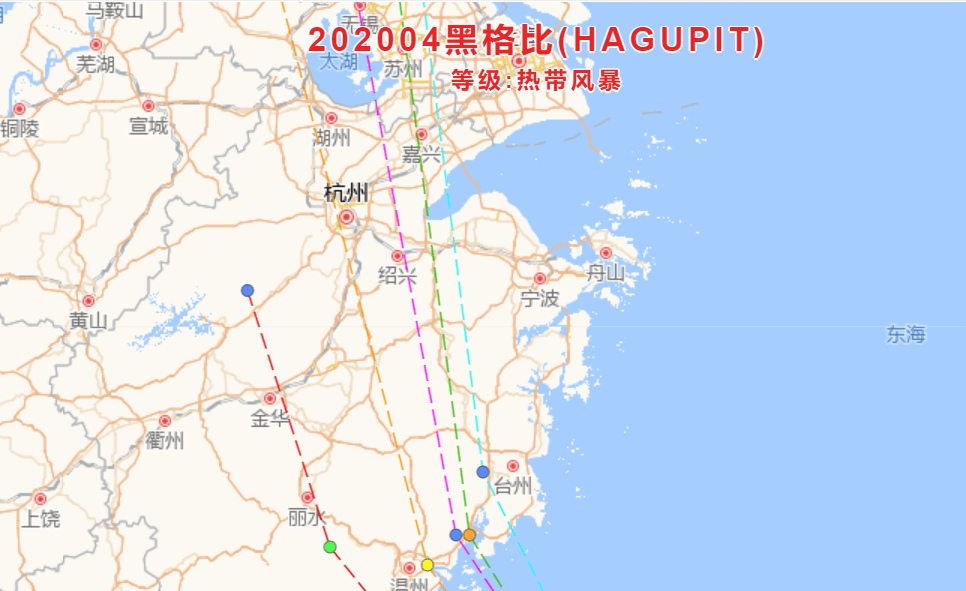 黑格比最新实时路径，掌握天气动态，科技引领生活新时代